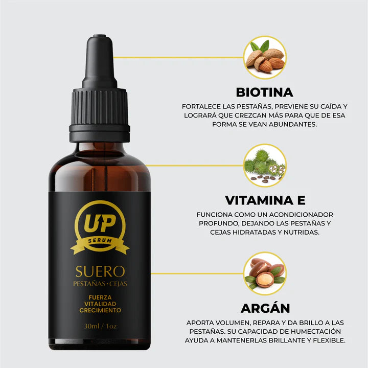 Serum UP – Potenciador de Crecimiento para Pestañas y Cejas